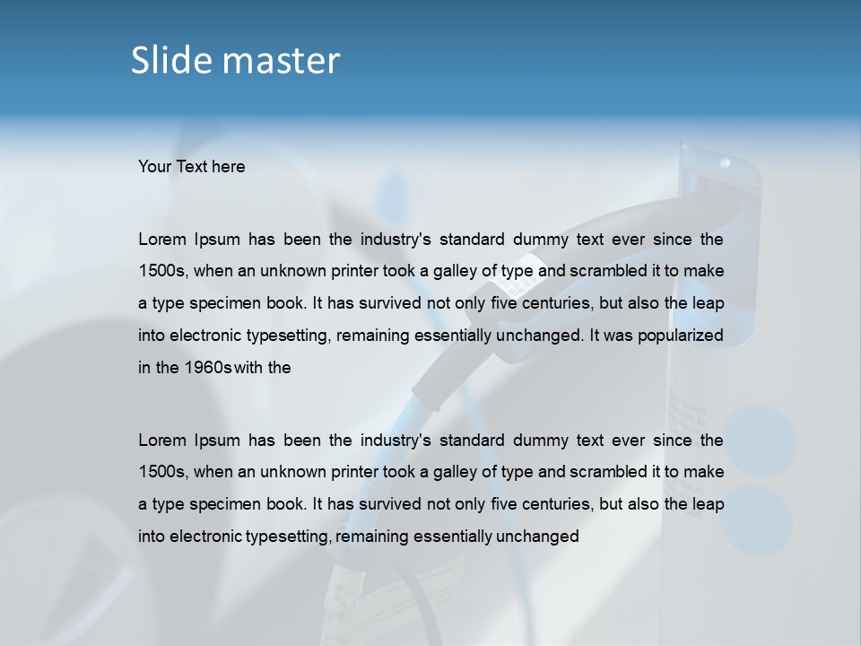 Mobile Save Oxygen PowerPoint Template