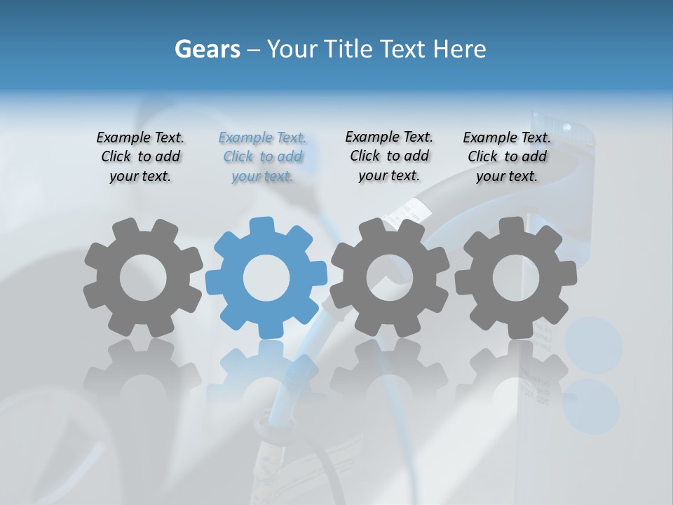 Mobile Save Oxygen PowerPoint Template