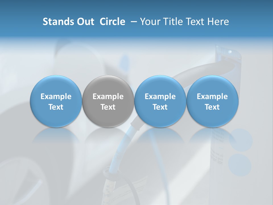 Mobile Save Oxygen PowerPoint Template