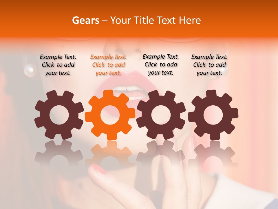 Attractive White Colorful PowerPoint Template