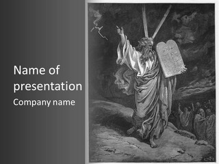 Scene Laws Gustave Dore PowerPoint Template