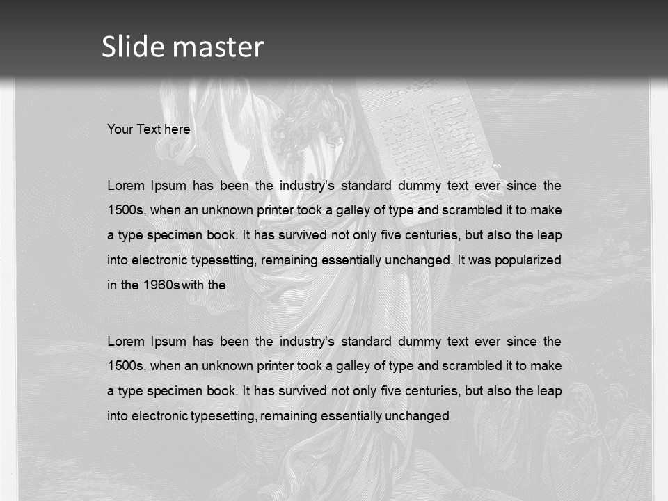 Scene Laws Gustave Dore PowerPoint Template