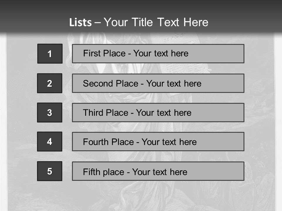 Scene Laws Gustave Dore PowerPoint Template