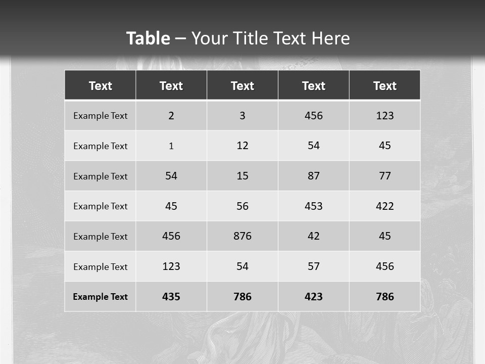 Scene Laws Gustave Dore PowerPoint Template