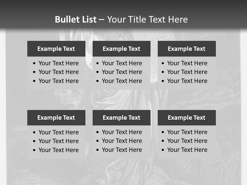 Scene Laws Gustave Dore PowerPoint Template