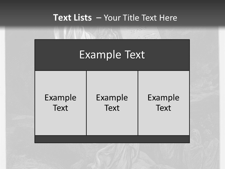 Scene Laws Gustave Dore PowerPoint Template