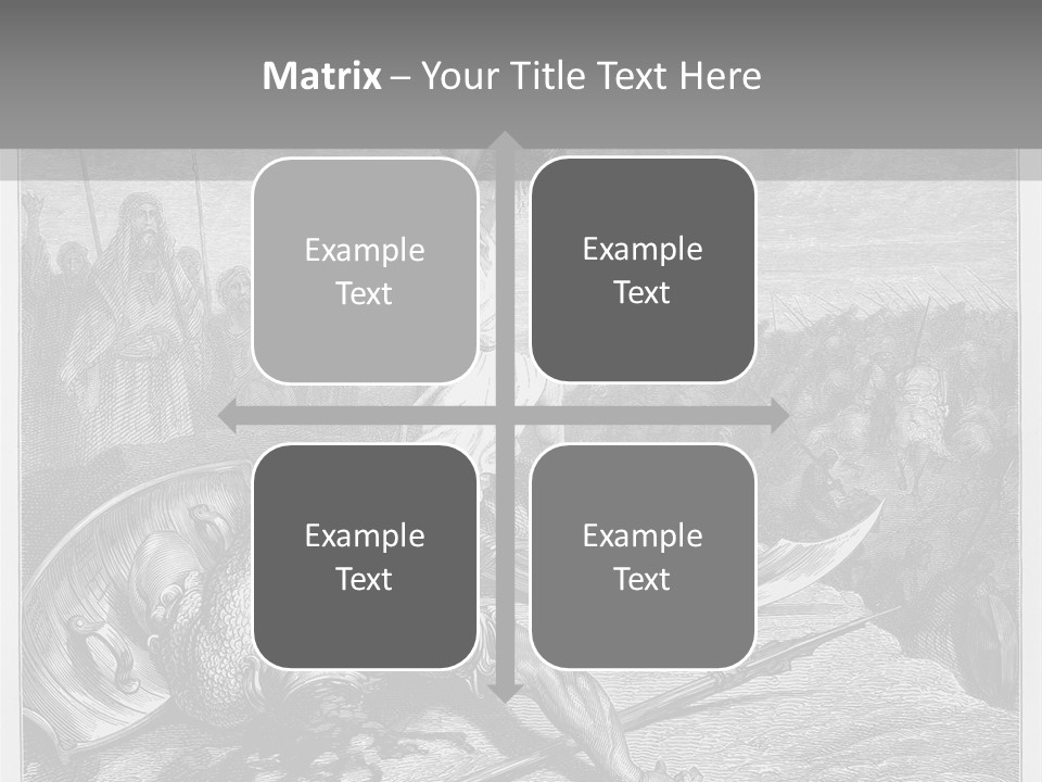 Aged Slays Old Testament PowerPoint Template