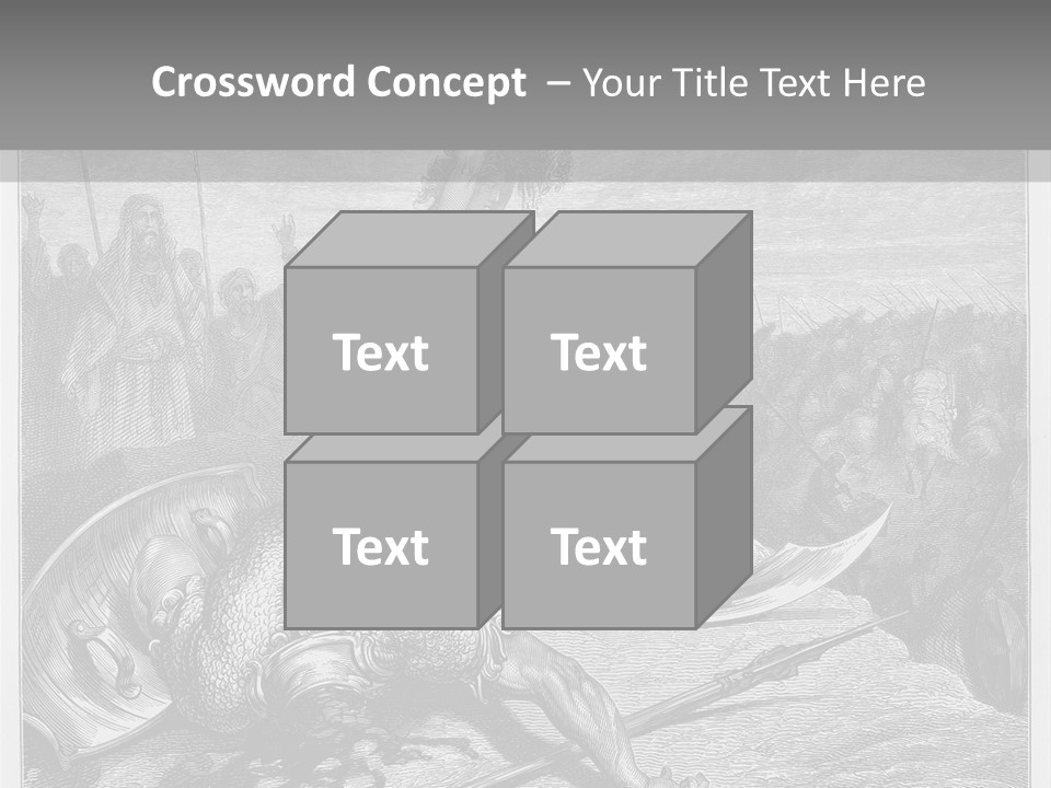 Aged Slays Old Testament PowerPoint Template
