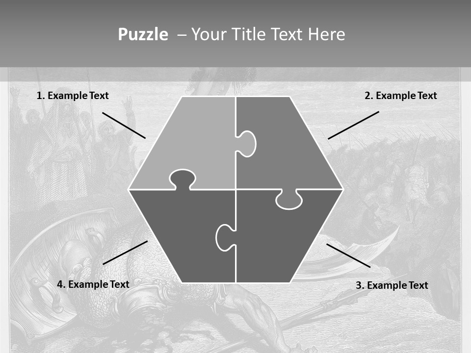 Aged Slays Old Testament PowerPoint Template