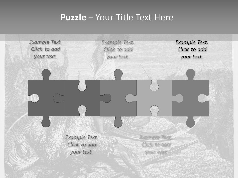 Aged Slays Old Testament PowerPoint Template