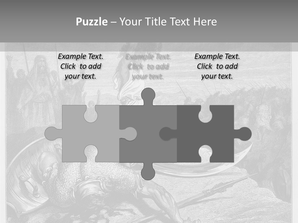 Aged Slays Old Testament PowerPoint Template