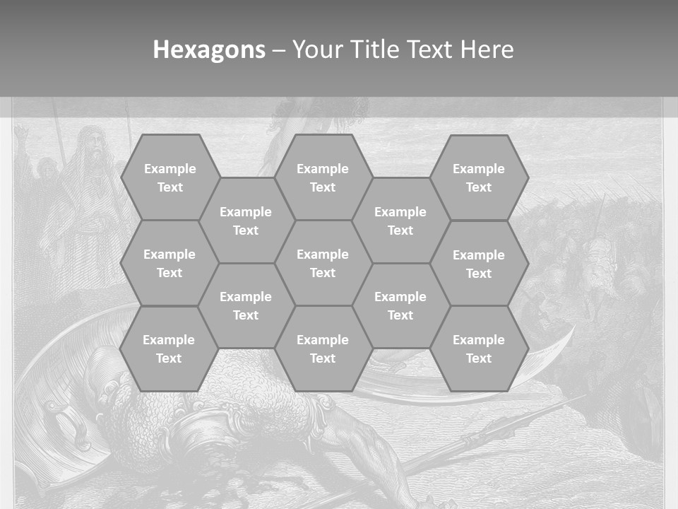 Aged Slays Old Testament PowerPoint Template
