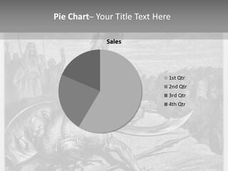 Aged Slays Old Testament PowerPoint Template