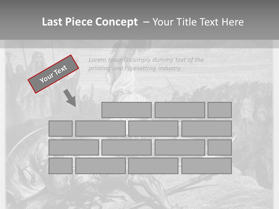 Aged Slays Old Testament PowerPoint Template