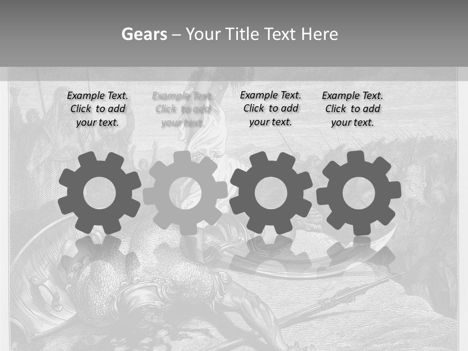 Aged Slays Old Testament PowerPoint Template