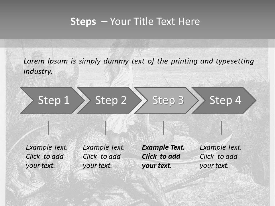 Aged Slays Old Testament PowerPoint Template