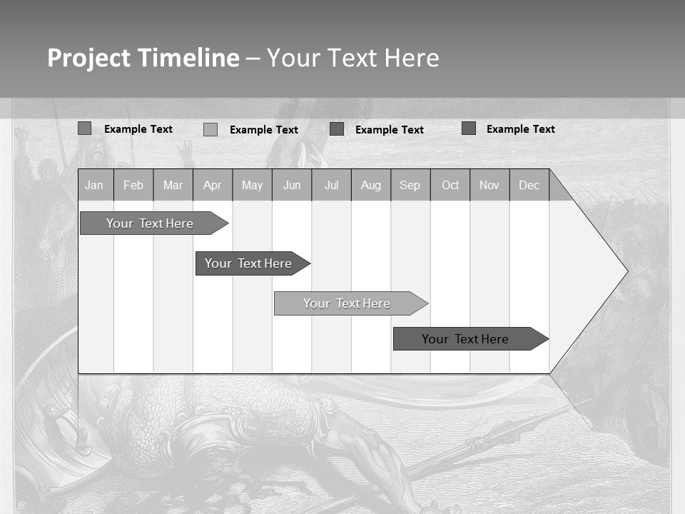 Aged Slays Old Testament PowerPoint Template