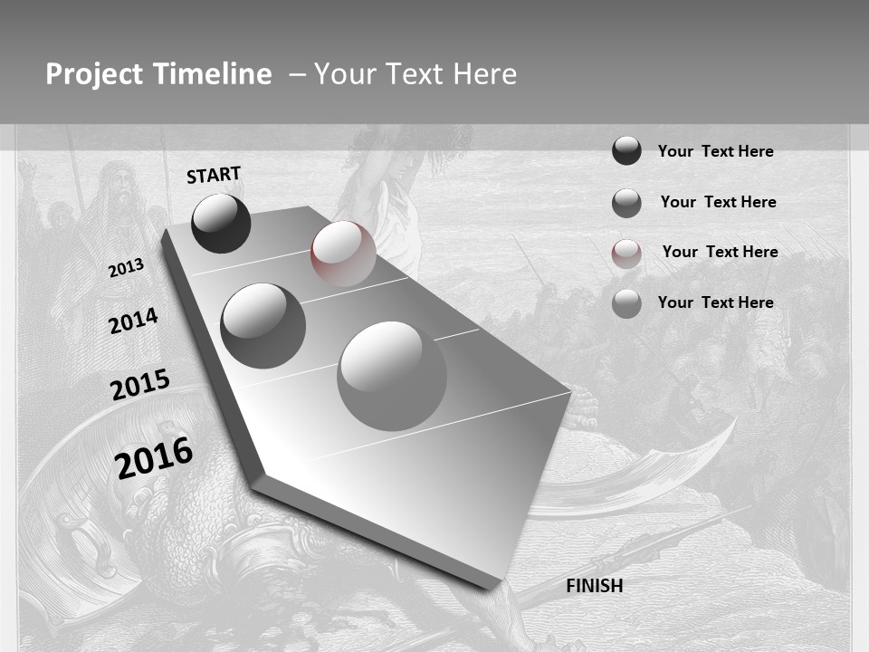 Aged Slays Old Testament PowerPoint Template