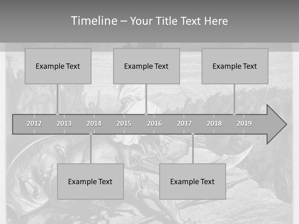 Aged Slays Old Testament PowerPoint Template
