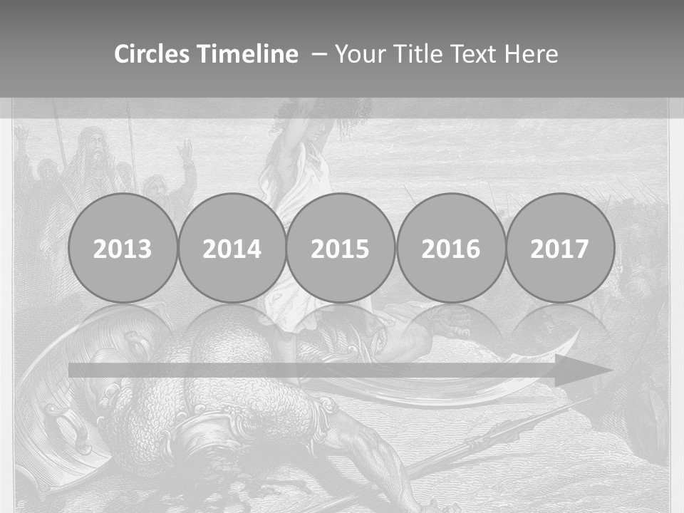 Aged Slays Old Testament PowerPoint Template