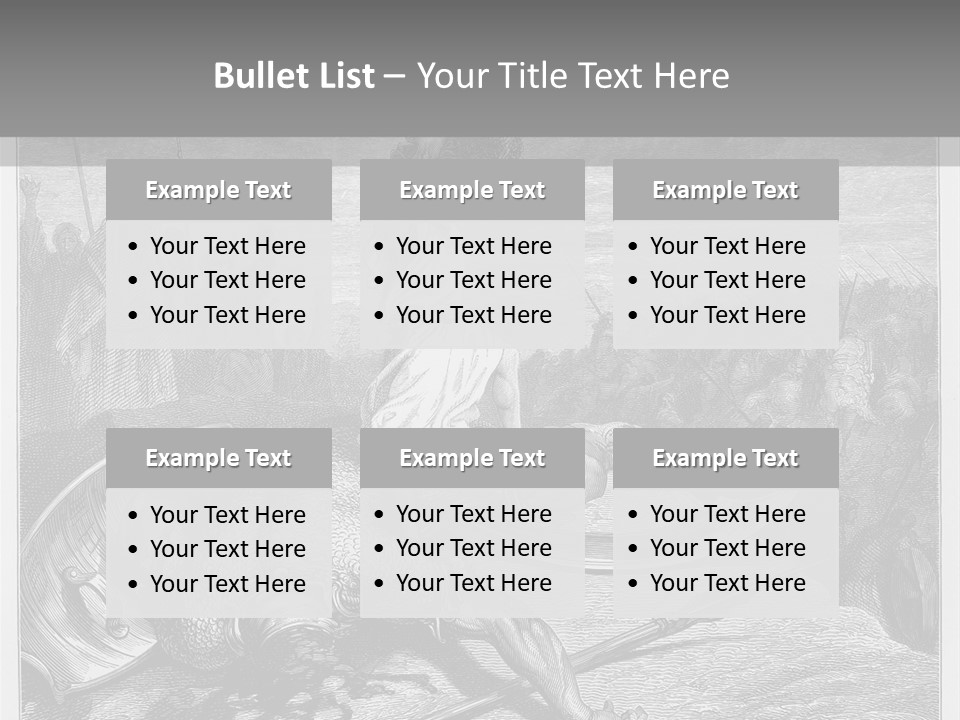 Aged Slays Old Testament PowerPoint Template