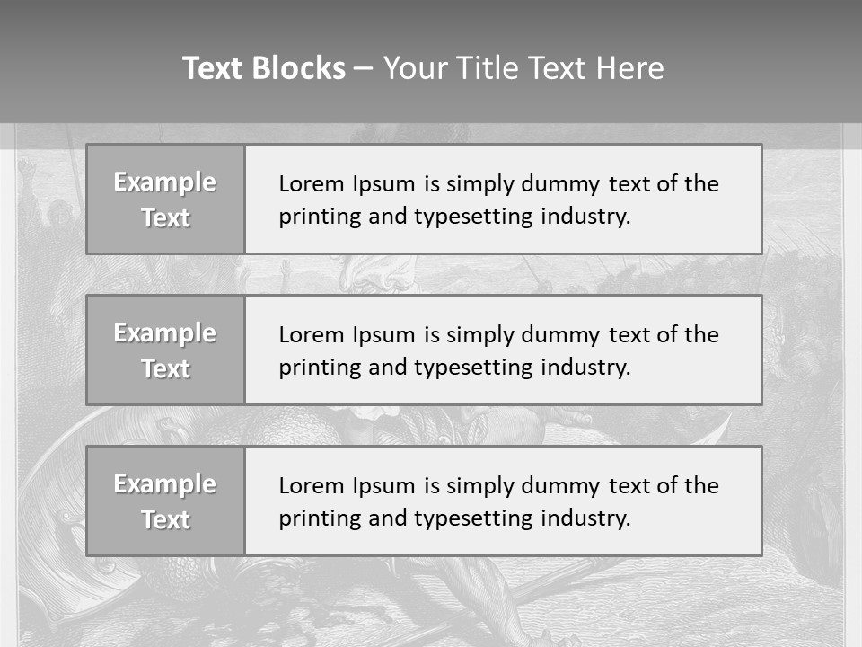 Aged Slays Old Testament PowerPoint Template