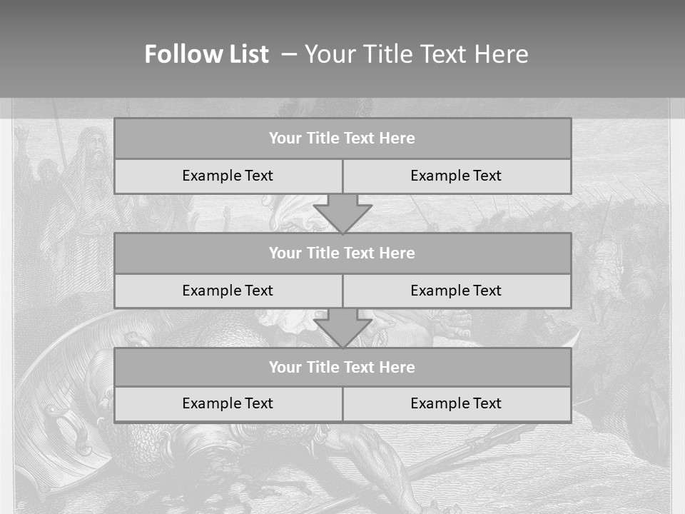 Aged Slays Old Testament PowerPoint Template