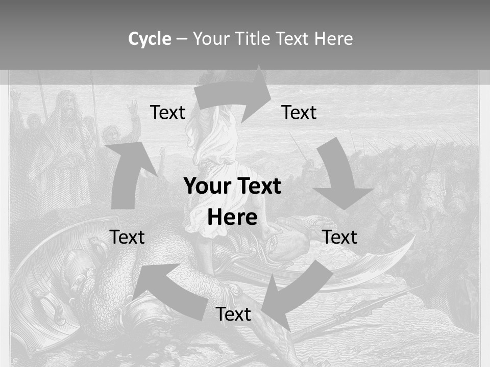 Aged Slays Old Testament PowerPoint Template