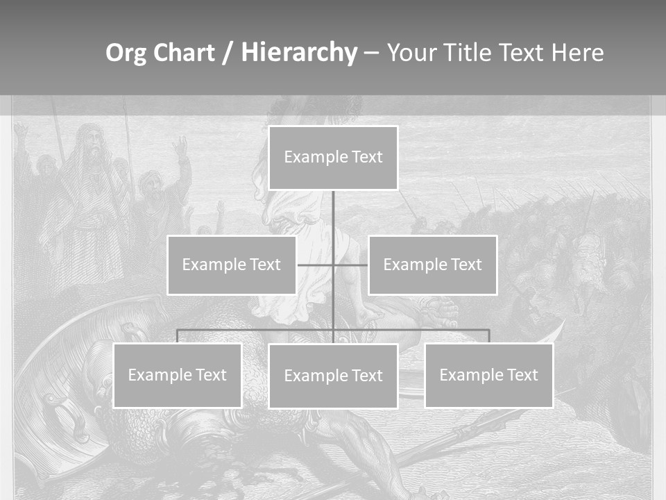 Aged Slays Old Testament PowerPoint Template