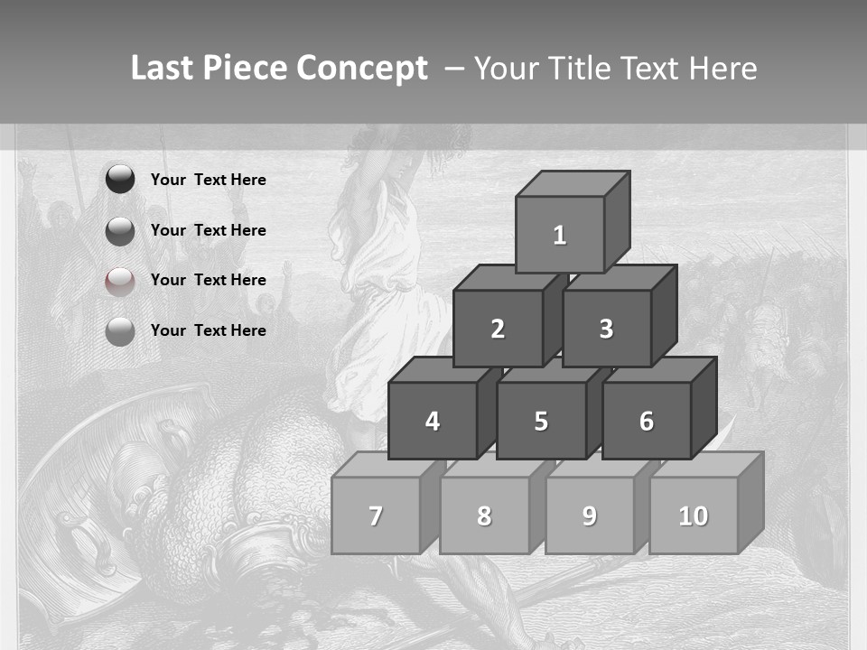 Aged Slays Old Testament PowerPoint Template