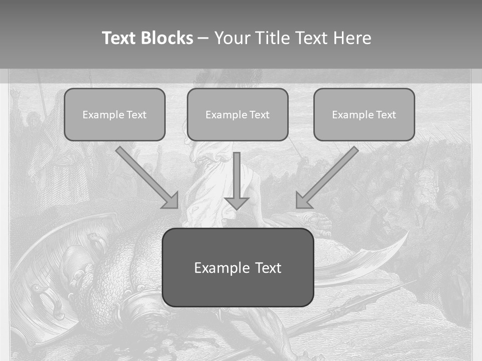 Aged Slays Old Testament PowerPoint Template