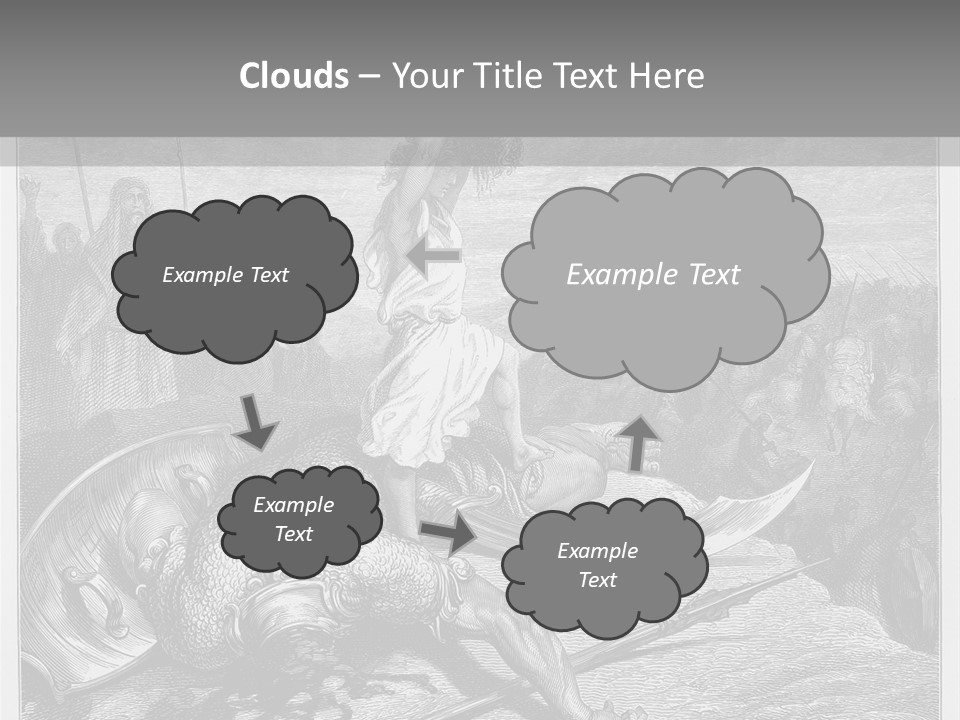 Aged Slays Old Testament PowerPoint Template