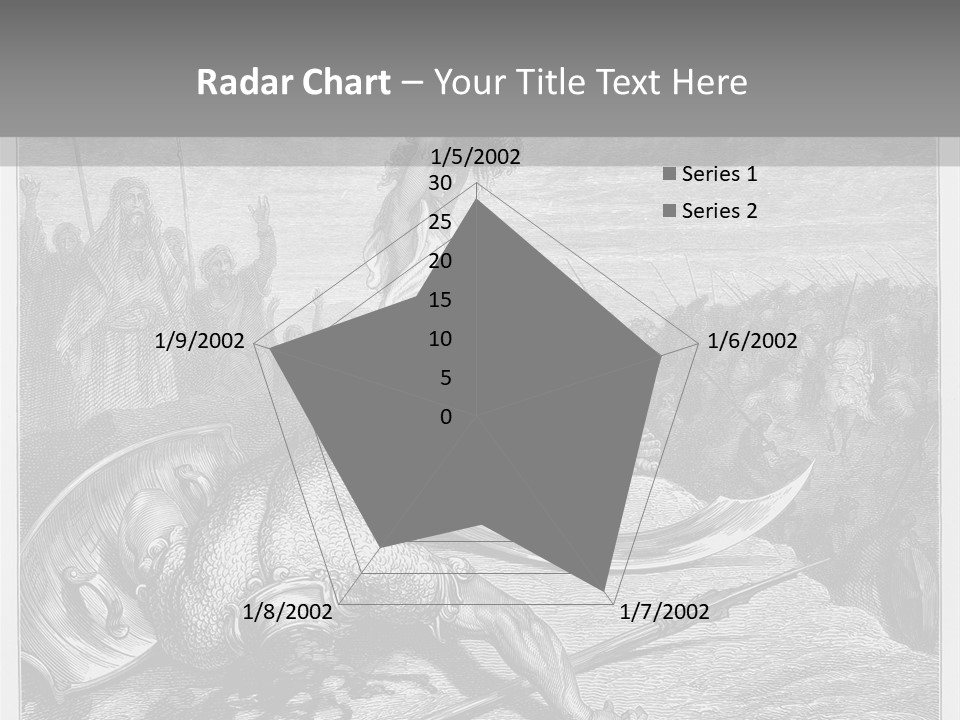 Aged Slays Old Testament PowerPoint Template