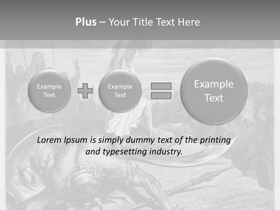 Aged Slays Old Testament PowerPoint Template