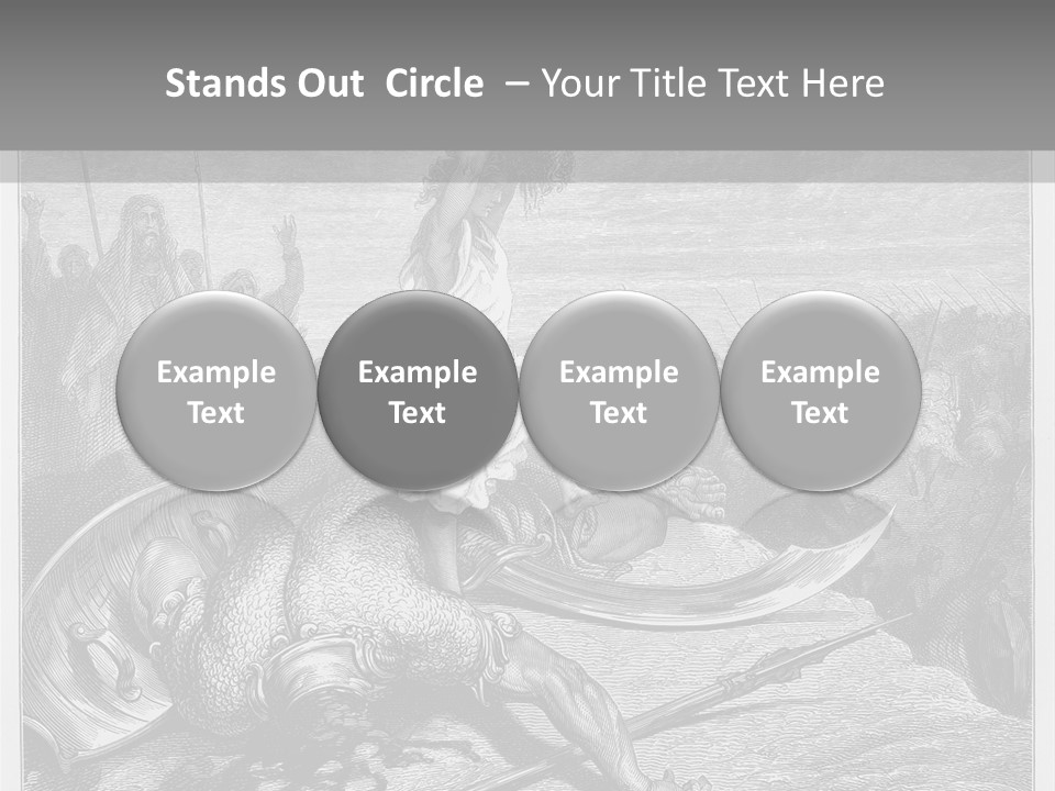 Aged Slays Old Testament PowerPoint Template