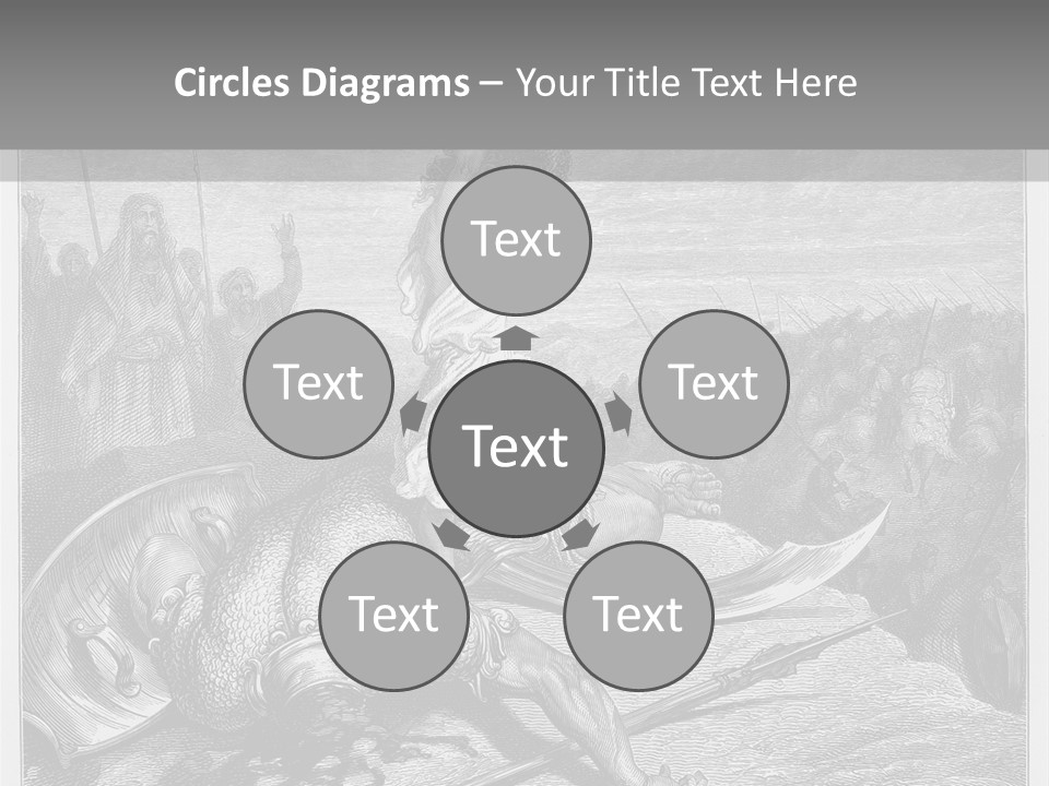 Aged Slays Old Testament PowerPoint Template