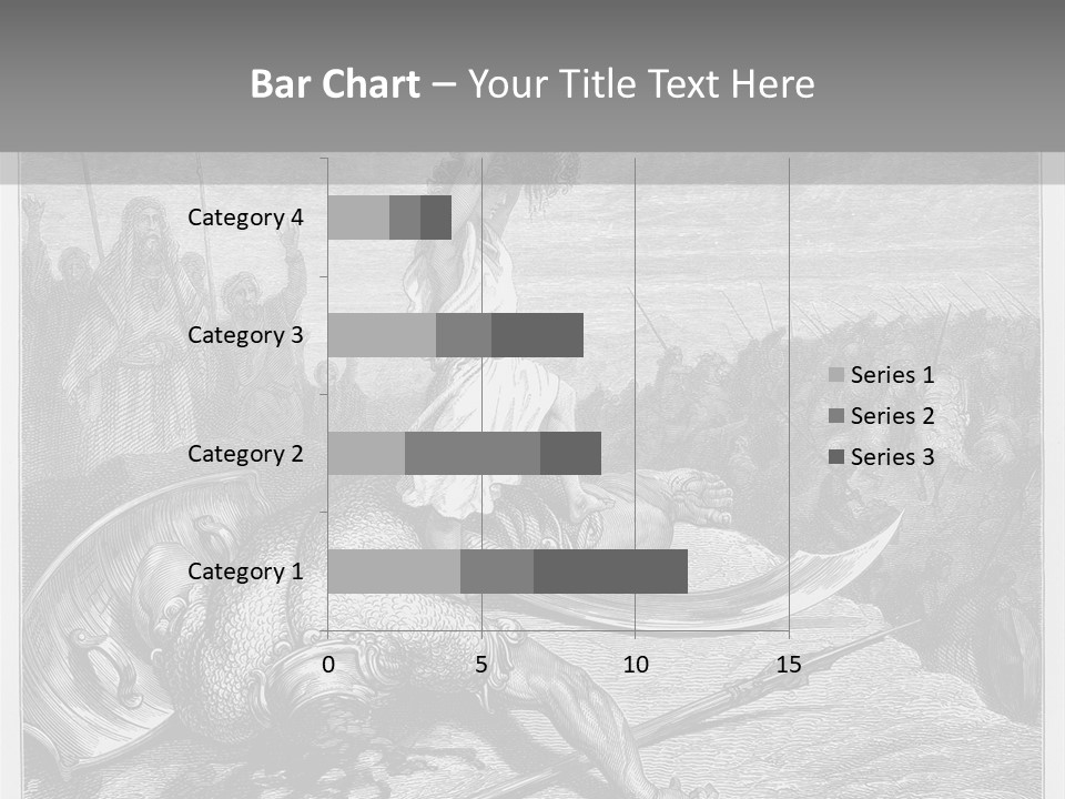 Aged Slays Old Testament PowerPoint Template