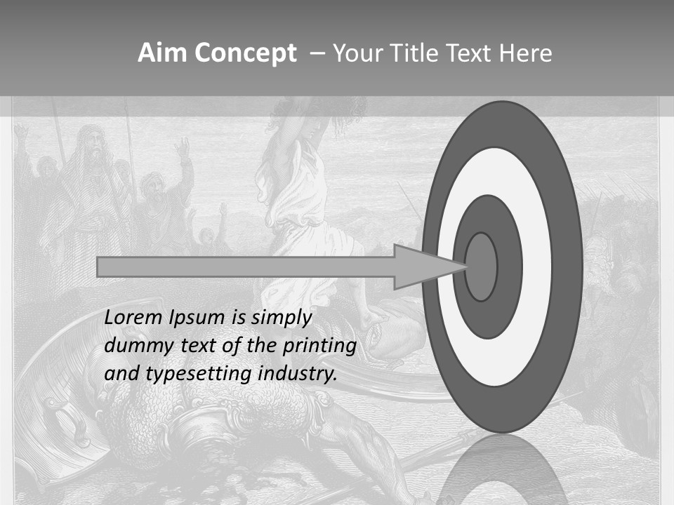 Aged Slays Old Testament PowerPoint Template