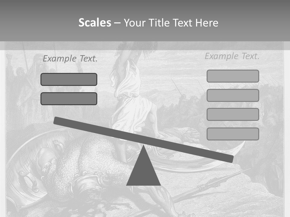 Aged Slays Old Testament PowerPoint Template