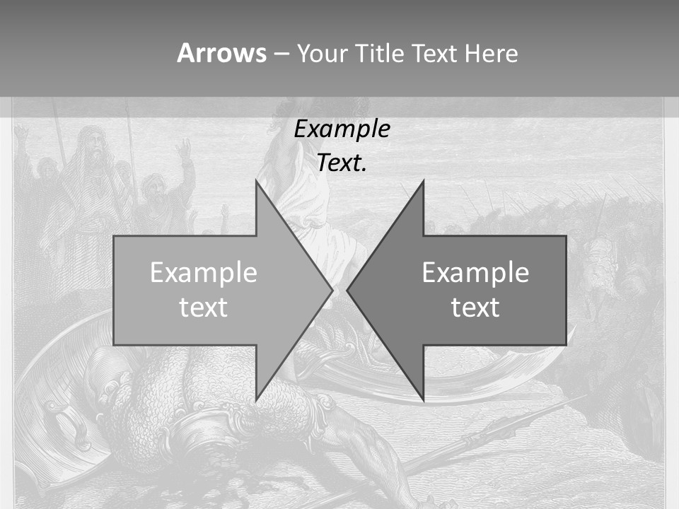 Aged Slays Old Testament PowerPoint Template