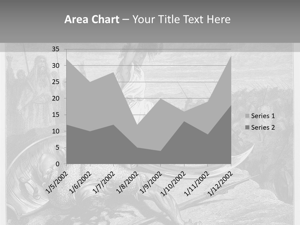 Aged Slays Old Testament PowerPoint Template