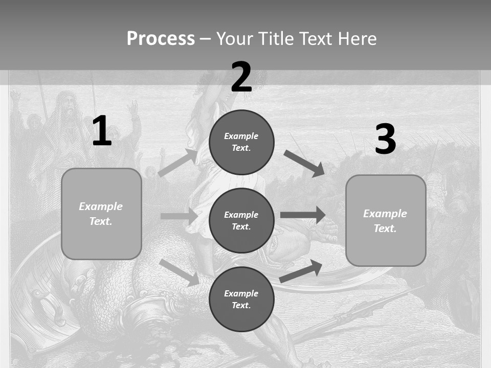 Aged Slays Old Testament PowerPoint Template