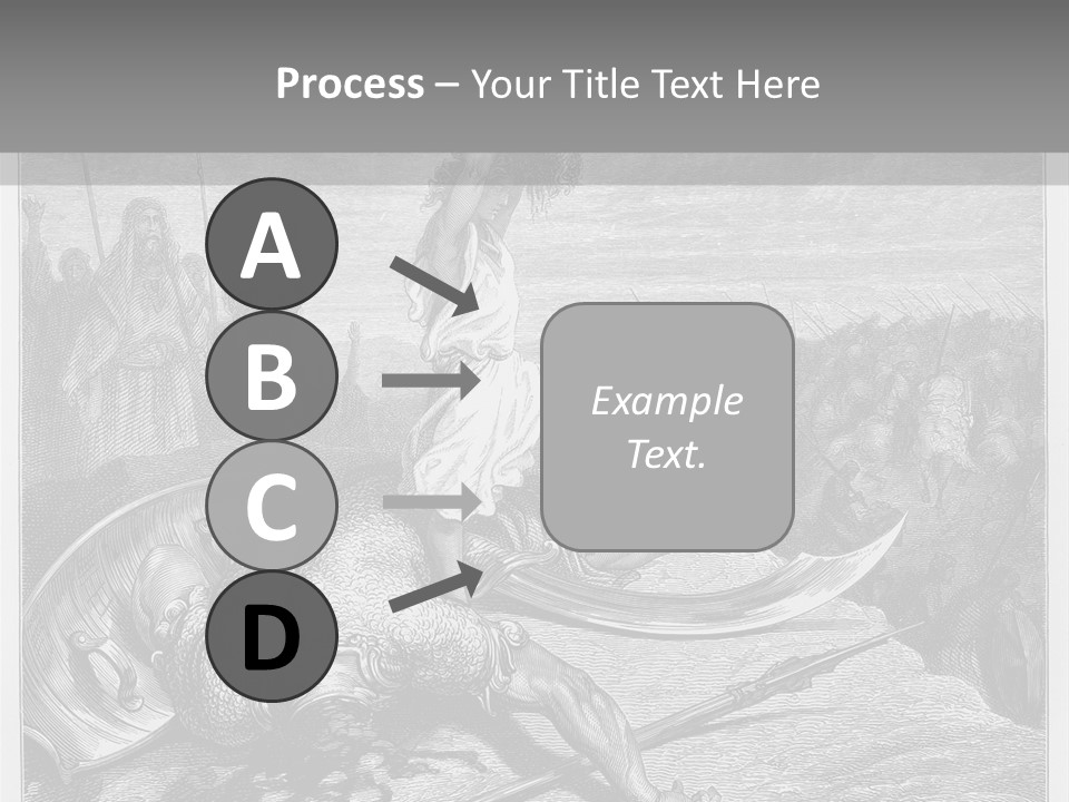 Aged Slays Old Testament PowerPoint Template