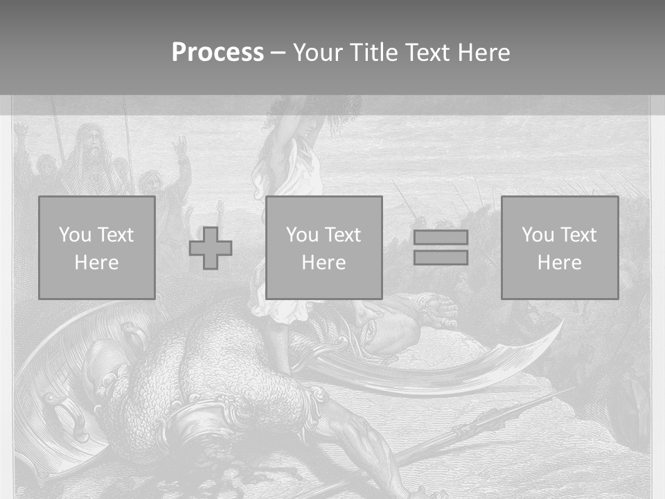 Aged Slays Old Testament PowerPoint Template