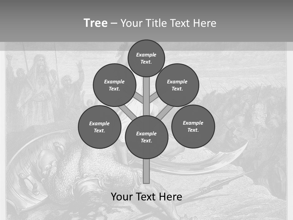 Aged Slays Old Testament PowerPoint Template