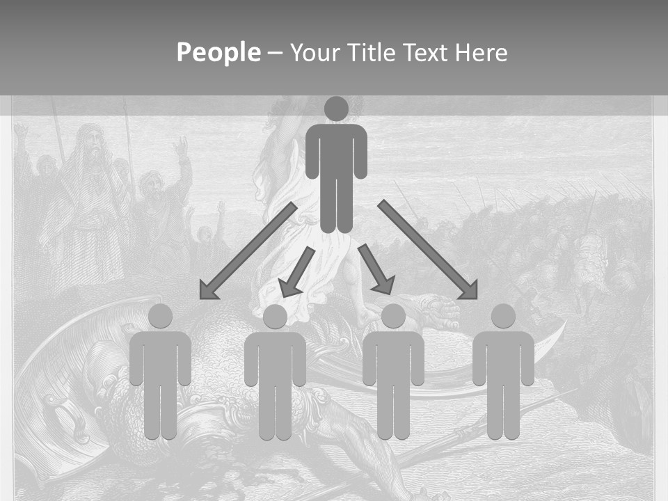 Aged Slays Old Testament PowerPoint Template