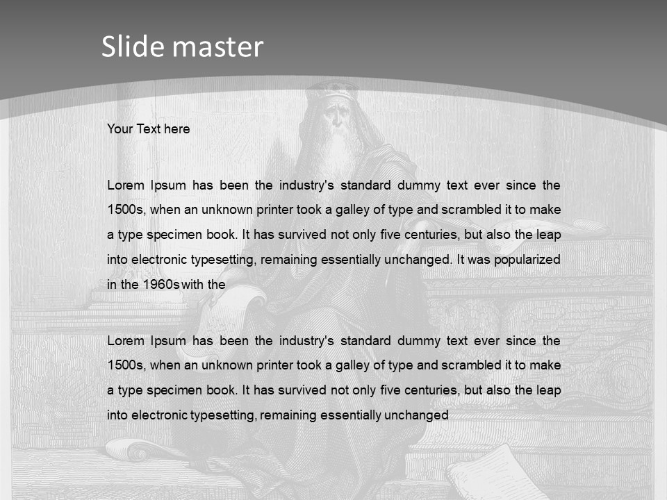 Faith Period Old PowerPoint Template