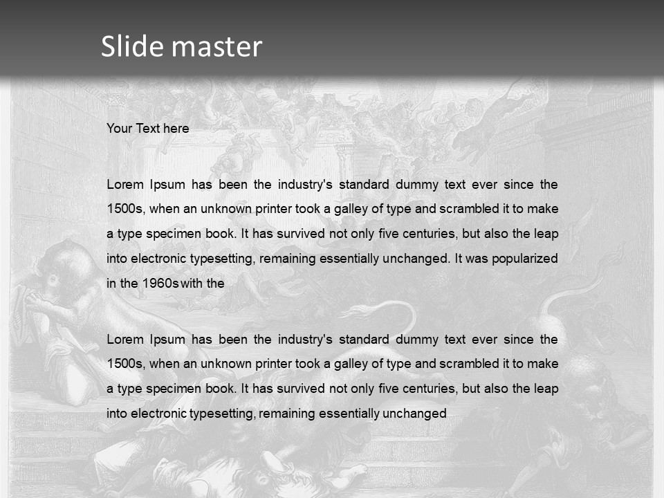 Strange Bible Religion PowerPoint Template