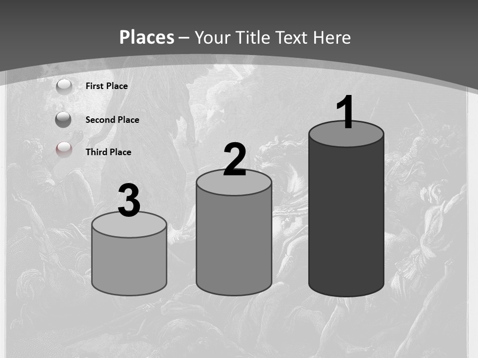 Gustave Dore Sketch Army PowerPoint Template