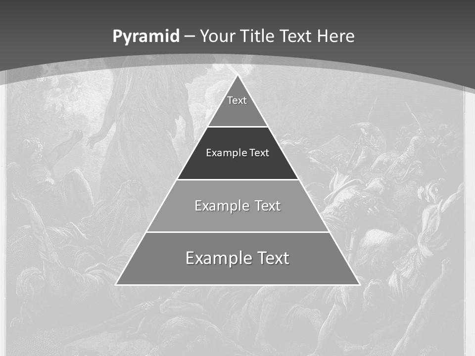 Gustave Dore Sketch Army PowerPoint Template